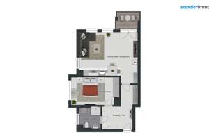 2-Zimmerwohnung mit Einbauküche und Balkon in Oberkassel! – 40545 Niederkassel, Düsseldorf – Vorschaubild 13
