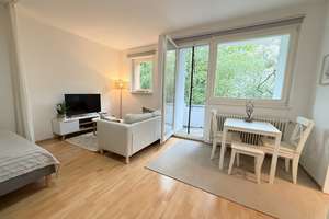Bezugsfreies und möbliertes 1 Zimmer Apartment mit Balkon in Berlin-Kreuzberg - Provisionsfrei – Johanniterstr. 30, 10961 Kreuzberg, Berlin – Vorschaubild 2