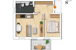 Wunderschöne Wohnung mit Balkon, Parkplatz und Keller in Dresden zu vermieten! – Burgkstraße 10, 1159 Löbtau-Nord, Dresden – Vorschaubild 2