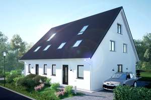 Haus, Doppelhaushälfte Neubau in Top Lage mit viel Platz auch als KFW 40 oder 55  erhältlich – Die vollständige Adresse der Immobilie erhältst du vom Anbieter., 18057 Kröpeliner-Tor-Vorstadt, Rostock – Vorschaubild 2