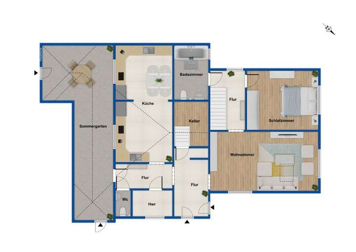 Grundriss Erdgeschoss