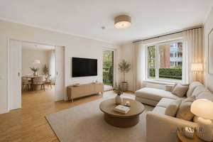 Ruhig gelegen & mit Terrasse – Charmante 3-Zimmer-Erdgeschosswohnung – Die vollständige Adresse der Immobilie erhältst du vom Anbieter., 22529 Lokstedt, Hamburg – Vorschaubild 1