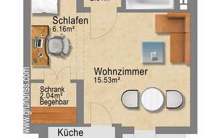 Ruhig gelegene und renovierte 1,5 Zi.-Whg. mit Süd-Balkon und Einbauküche in Top-Lage von Laim – Die vollständige Adresse der Immobilie erhältst du vom Anbieter., 80686 Friedenheim, München – Vorschaubild 45