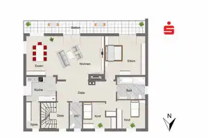 Gelegenheitskauf - Neueres Zweifamilienhaus mit PV-Anlage in Kelheim-Thaldorf - Baujahr 2001 – Kelheim (Kreis) – Vorschaubild 5