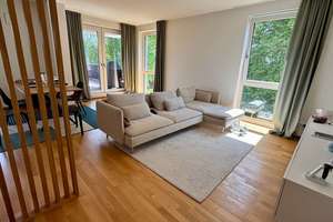 Penthouse-Feeling auf höchstem Niveau: 50 m² Süd-Dachterrasse mit Blick ins Grüne – Frahmredder 58, 22393 Sasel, Hamburg – Vorschaubild 6