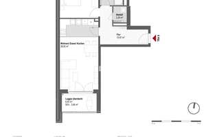 + Erstbezug + EBK + Süd-Loggia + Dusche + – Die vollständige Adresse der Immobilie erhältst du vom Anbieter., 22453 Groß Borstel, Hamburg – Vorschaubild 7