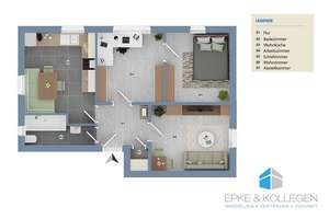 Nähe Siegfriedplatz // ideal für Studenten // als Anlage oder zum selber bewohnen – Die vollständige Adresse der Immobilie erhältst du vom Anbieter., 33615 Mitte, Bielefeld – Vorschaubild 14