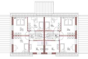 Neubau Erstbezug - Moderne Doppelhaushälfte zur Miete - KfW 40 – Die vollständige Adresse der Immobilie erhältst du vom Anbieter., 26169 Friesoythe – Vorschaubild 3