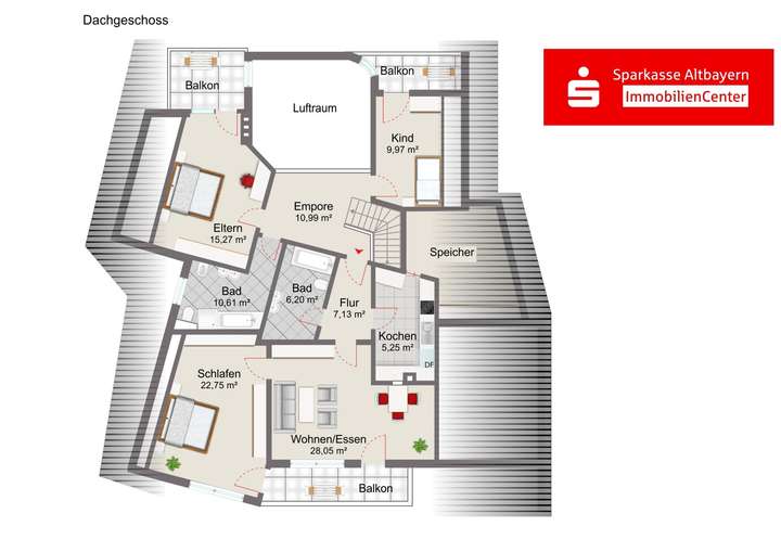 Grundriss Dachgeschoss