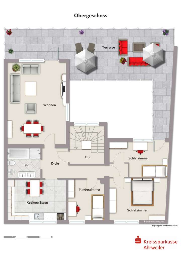 Grundriss Obergeschoss