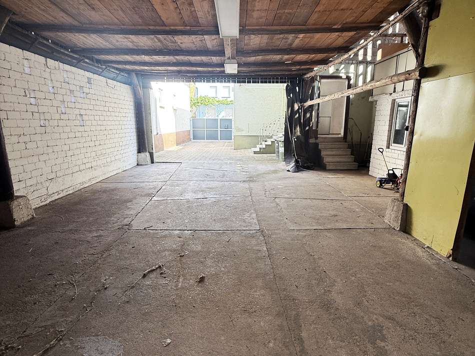 Ansicht Hof vom Schuppen