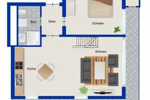 Zauberhafte 2-Zimmer-Maisonettewohnung mit Meerblick in Binz auf Rügen – Die vollständige Adresse der Immobilie erhältst du vom Anbieter., 18609 Binz – Vorschaubild 12