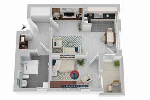 KR-HÜLS - FRISCH RENOVIERTE SENIORENGERECHTE WOHNUNG MIT BALKON - AUFZUG - KELLERRAUM – Am Porthspick 18, 47839 Hüls, Krefeld – Vorschaubild 20