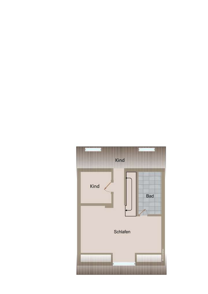 Grundriss Obergeschoss