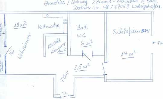 Ansprechende 2-Zimmer-Wohnung in Ludwigshafen am Rhein
