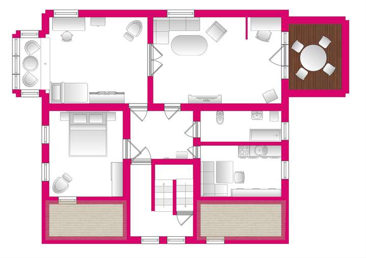 Grundriss Obergeschoss