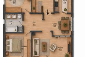Schönes Haus in guter, ruhiger Lage von Ichenheim - teils vermietet – Robert-Koch-Straße 13, 77743 Neuried – Vorschaubild 18