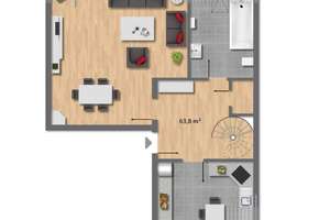Lebensqualität am Hexbachtal - 2,5 Raum Maisonette - Wohnung mit Sonnen-Balkon und Tiefgaragenplatz – Im Wulve 41, 45359 Schönebeck, Essen – Vorschaubild 22