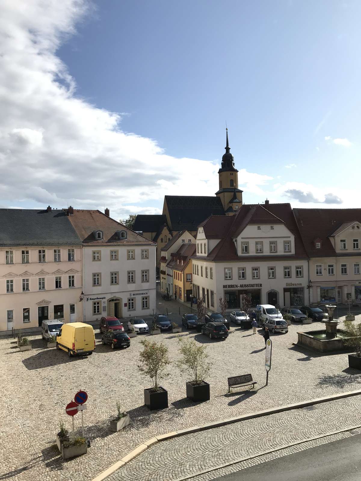 Ausblick Markt Oederan