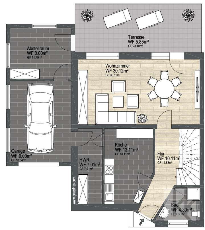 Grundriss Erdgeschoss