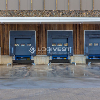 Projektierter Neubau einer Lager- und Logistikhalle