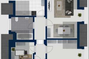 67qm 2,5 Zimmer Dachgeschosswohnung mit Küche in Köln Lindenthal Uninähe – Die vollständige Adresse der Immobilie erhältst du vom Anbieter., 50935 Lindenthal (Ortsteil), Köln – Vorschaubild 12