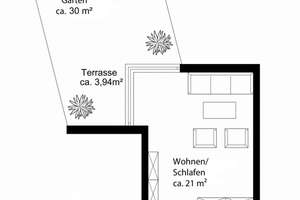 Kernsanierte 1-Zimmer-Wohnung mit Garten – Wintrichring 54, 80992 Moosach-Bahnhof, München – Vorschaubild 8