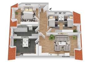 3-Zimmer-Wohnung mit neuer Küche - Top-Anbindung – Die vollständige Adresse der Immobilie erhältst du vom Anbieter., 41460 Barbaraviertel, Neuss – Vorschaubild 10