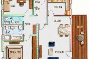 Schick, modern - 3 Zimmer mit Balkon in gefragter Lage - Garage möglich – Die vollständige Adresse der Immobilie erhältst du vom Anbieter., 42115 Elberfeld West, Wuppertal – Vorschaubild 17