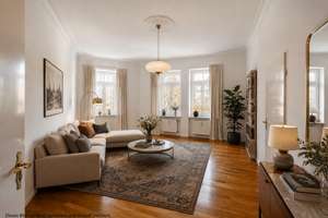 AIGNER - Zeitnah bezugsfreie, charmante 3-Zimmer-Altbauwohnung in Neuhausen