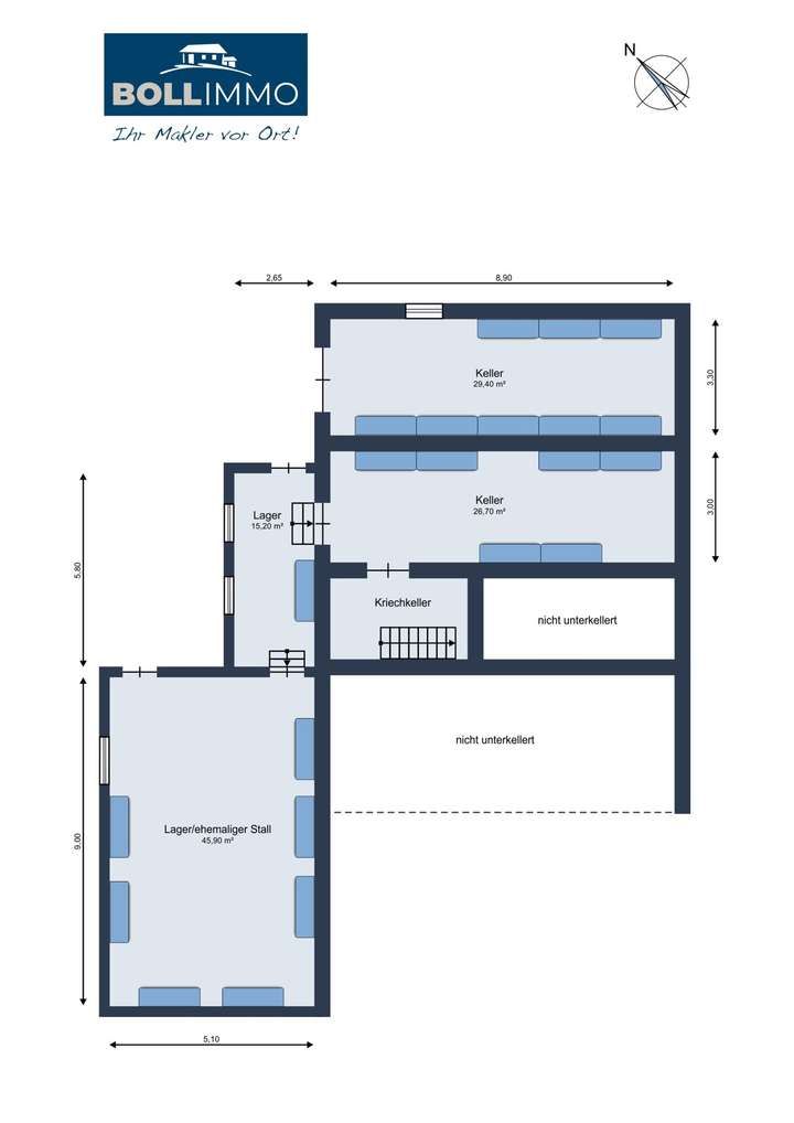 Untergeschoss-Keller