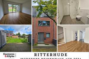 SOFORT FREI! Reihenmittelhaus (4,5 Zi.) mit Vollbad, G-WC, Garten und Terrasse – Osterholz (Kreis) – Vorschaubild 1