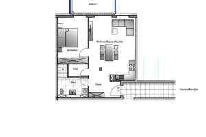 mio: 2 Zimmer Wohnung mit neuer Einbauküche und Balkon! BRD D21 – Bardroffstrasse 22, 63739 Stadtmitte, Aschaffenburg – Vorschaubild 9