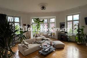 Tauschwohnung: Sehr helle 2-Zimmer-Wohnung in Leipzig Mitte mit Erker