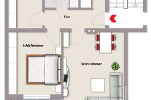 Bremen-Neustadt: Gut geschnittene 3-Zimmer Wohnung mit zwei Balkonen in guter Lage – Die vollständige Adresse der Immobilie erhältst du vom Anbieter., 28199 Alte Neustadt, Bremen – Vorschaubild 10