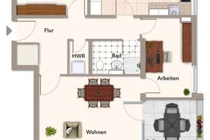 Kernsaniert, sonnig, flexibel – Ihre neue Dachgeschosswohnung mit Südbalkon und TG-Stellplatz – Die vollständige Adresse der Immobilie erhältst du vom Anbieter., 14195 Dahlem, Berlin – Vorschaubild 8