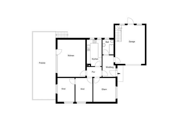 Erdgeschoss - Maßstab unbekan