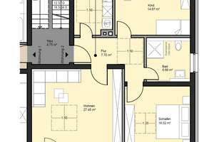 Hochwertige 3-Zimmer-Wohnung mit Balkon im kernsanierten KfW-55-Gebäude in Siegen – Die vollständige Adresse der Immobilie erhältst du vom Anbieter., 57072 Siegen, Siegen – Vorschaubild 2