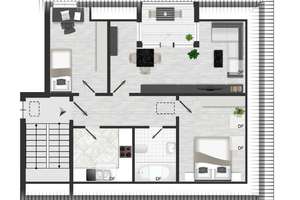 seltene Gelegenheit mit Perspektive : 3-Zi.-Wohnung mit Dachterrasse – Kieler Straße 51, 1109 Klotzsche (Stadtteil), Dresden – Vorschaubild 2