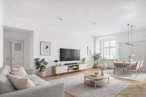STILVOLLE 3 ZIMMER WOHNUNG MIT SONNENBALKON IN CHARMANTER GRÜNDERZEITVILLA AUF EINEM PARKGRUNDSTÜCK
