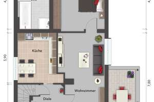 Gepflegtes Einfamilienhaus mit viel Platz und schönem Garten zum Kauf in Öjendorf - Wentzel Dr. – Die vollständige Adresse der Immobilie erhältst du vom Anbieter., 22117 Billstedt, Hamburg – Vorschaubild 3