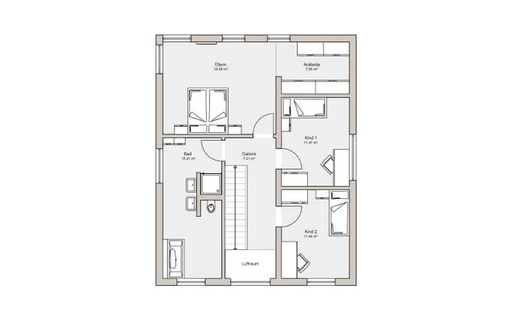 Grundriss Dachgeschoss