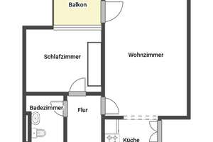 2-Zimmer-Wohnung in Dortmund Innenstadt-Nord – Uhlandstraße 39, 44147 Nordmarkt, Dortmund – Vorschaubild 2