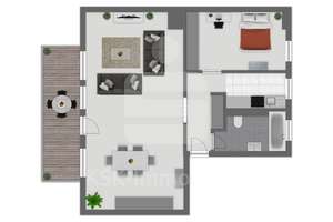 Loftartige 2-Zimmer-Wohnung mit großem Balkon – modernes Wohnen mit Stil! – Die vollständige Adresse der Immobilie erhältst du vom Anbieter., 50676 Altstadt/Süd, Köln – Vorschaubild 7