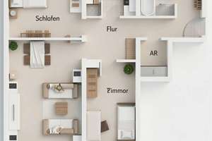 Ankommen & Wohlfühlen: Sanierte 3-ZKB-Wohnung in Bestlage am Kuhsee – Die vollständige Adresse der Immobilie erhältst du vom Anbieter., 86163 Hochzoll-Süd, Augsburg – Vorschaubild 15