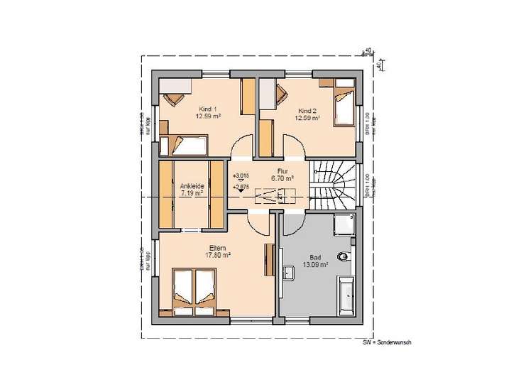 Grundriss Dachgeschoss