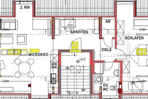 Toll ausgebaute 2 - Zimmer Dachgeschoss Wohnung mit Einbauküche in Zentrumsnähe! – 93055 Ostenviertel, Regensburg – Vorschaubild 4
