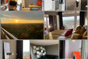 Traumhaftes Panorama-Erstbezug-2 Zi.Whg.-Vollausstatt.-Einbauküche-2 Balkone-Parkplatz-Gr. Flottbek