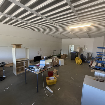 ca. 128 m² große Hallenfläche im Obergeschoss