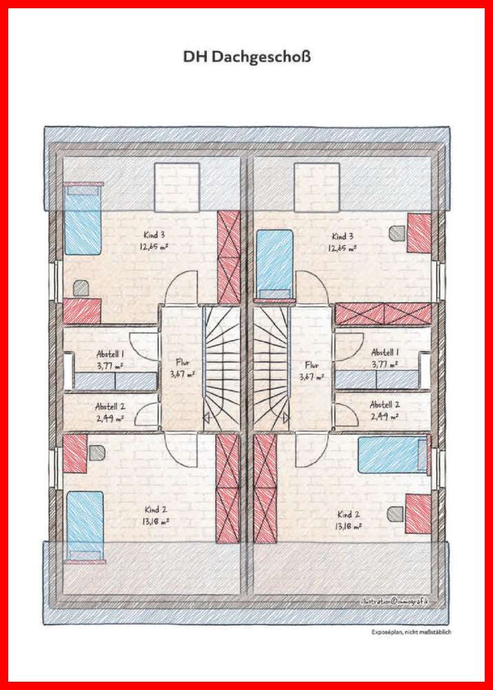Exposeplan-Dachgeschoß